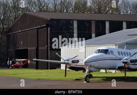 Leicester Airport, Stoughton, Leicestershire, England, UK Stock Photo