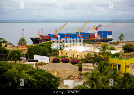 Mozambique, Pemba. Pemba is the capital of the Cabo Delgado Province in the North of Mozambique. Stock Photo