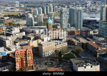 Aerial view of downtown Vancouver Canada Stock Photo - Alamy
