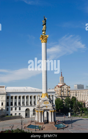 Ukraine, Kiev, Maydan Nezalezhnosti, Independence Square Stock Photo