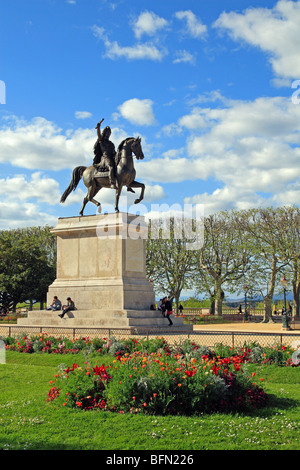 The square of Peyrou in Montpellier, France Stock Photo