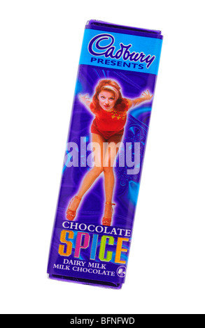 Cadbury Spice Girls Chocolate Bar, Ginger Spice, Geri Halliwell Stock Photo