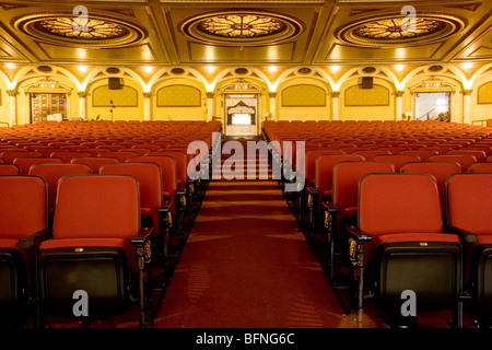 The interior of the Orpheum Theatre, Broadway, downtown Los Angeles Stock Photo