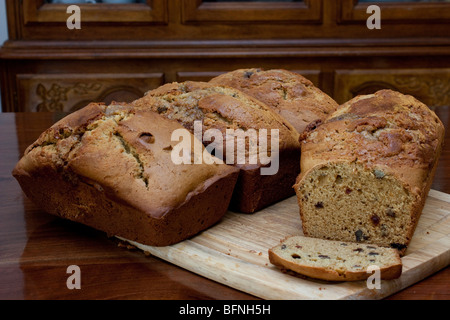 Loaves of butternut squash bread Stock Photo