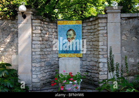 Entrance to Van Gogh's Asylum - St Paul de Mausole in St. Remy de-Provence France Stock Photo