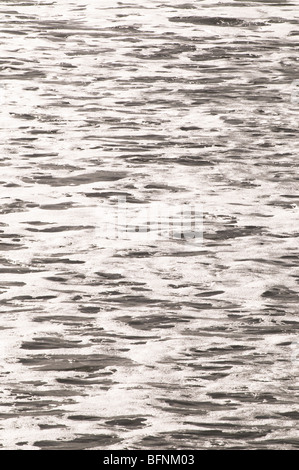 water ripples on sea surface Stock Photo