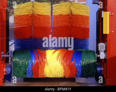 Car wash rollers Stock Photo - Alamy