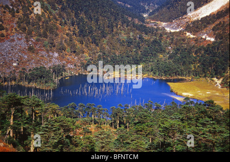 Sungester lake ; Tawang ; Arunachal Pradesh ; India Stock Photo