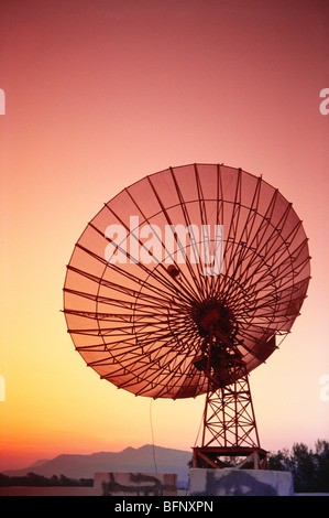 DTH ; Satellite dish antenna ; India ; Asia Stock Photo