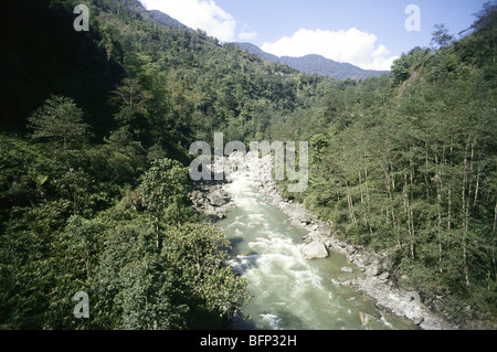 Teesta River ; Tista river ; Sikkim ; India ; asia