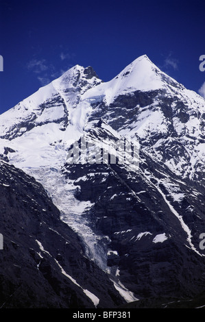 View from Rohtang Pass of Pir Panjal Range of mountains ; Manali ; Himachal Pradesh ; India ; Asia Stock Photo