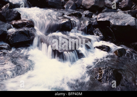 Chinchoti waterfalls ; Vasai ; Bassein ; Maharashtra ; India ; asia Stock Photo