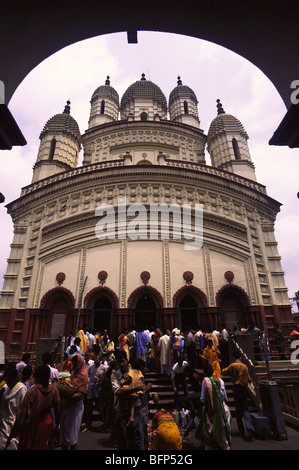 Dakshineshwar Kali temple ; Calcutta , Kolkata ; West Bengal ; India Stock Photo