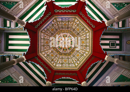 Ceiling ; Padam Palace interior ; Rampur ; Shimla ; Himachal Pradesh ; India ; asia Stock Photo