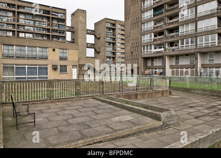 Balfron Tower estate, tower block complex, East London, UK Stock Photo