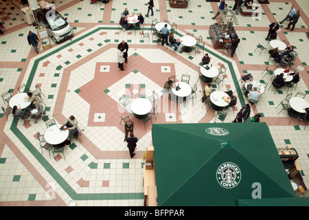 Starbucks coffee shop, Pentagon City Shopping Mall, Washington DC, USA Stock Photo