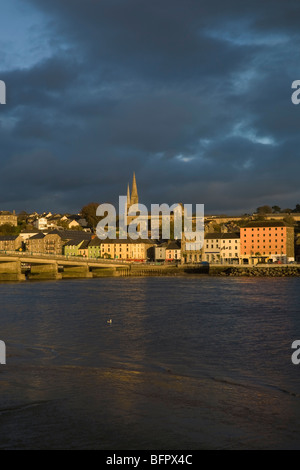 New Ross and River Barrow, County Wexford, Ireland Stock Photo