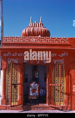 Hanuman temple ; Bikaner ; Rajasthan ; India Stock Photo