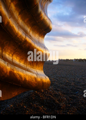 View from The Scallop, a sculpture set on the shingle beach at Aldeburgh on the Suffolk coast