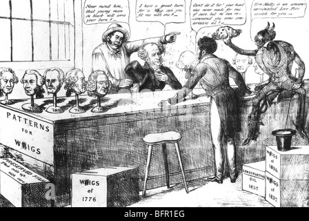 Whig party cartoon hi-res stock photography and images - Alamy