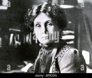 EMMELINE PANKHURST - leading English suffragette and social reformer (1857-1928)