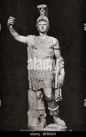 Alexander III of Macedon, aka Alexander the Great  356 to 323 BC.  Greek king of Macedon. Stock Photo