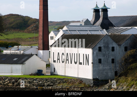 lagavulin malt whisky distillery, isle of islay, scotland Stock Photo