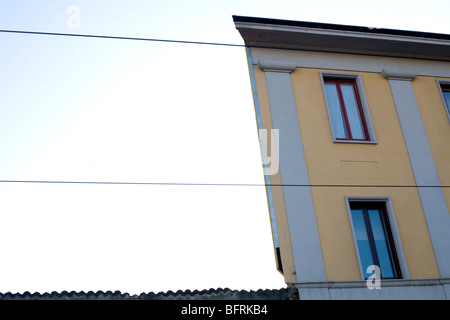 Abstract House Milan Italy Stock Photo