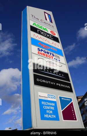 Feltham Shopping Centre West London England UK Stock Photo