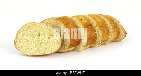 Sliced sourdough bread loaf Stock Photo