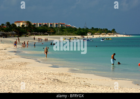 Aruba, eagle beach Stock Photo