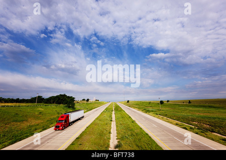 Interstate 40, Texas, USA Stock Photo