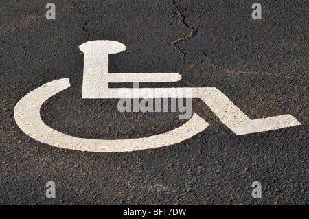 Wheelchair Access Sign Stock Photo