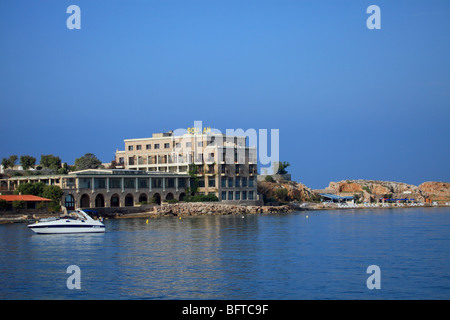 The Bendor island near the fishing village of Bandol Stock Photo