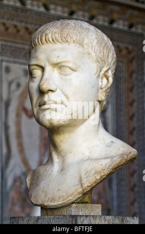 Portrait bust of an unidentified Roman man, ca. AD 20-30. Stock Photo