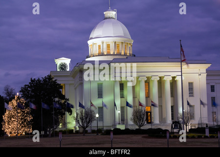 State Capitol of Alabama in Montgomery. Stock Photo