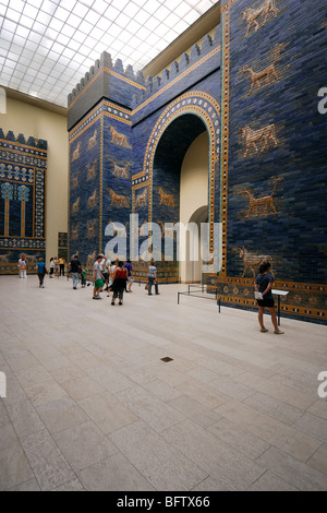 Berlin. Germany. Reconstruction of the Ishtar Gate Pergamon Museum. Stock Photo
