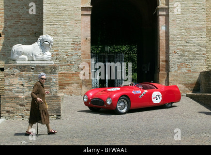 Cisitalia sports car. 1950's Stock Photo