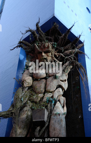 Wicker man sculpture at the Custard Factory arts and media complex, Birmingham, West Midlands Stock Photo