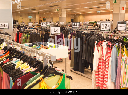 Bargain clothing for sale in SuperCor outlet of El Corte Ingles ...