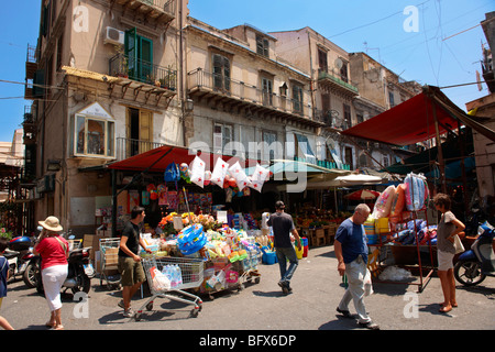 Palermo food market, Sicily Stock Photo