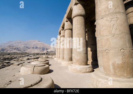 The Ramesseum near Valley of the Kings Luxor Egypt