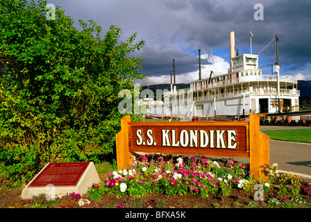 Whitehorse, YT, Yukon Territory, Canada - SS Klondike Historic Sternwheeler,  S.S. Klondike National Historic Site Stock Photo