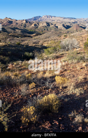 Galiuro Mountains seen along the scenic Vista Trail, Muleshoe Ranch ...