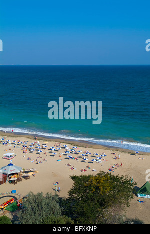 NUDIST BEACH ON THE BLACK SEA, GOLDEN SANDS, VARNA, BULGARIA, EUROPE