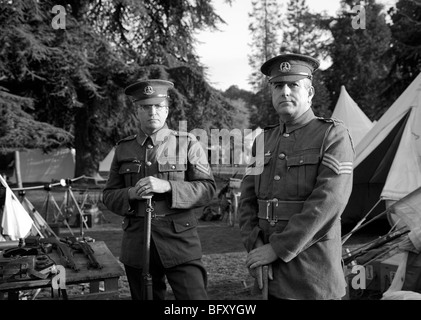 Portrayal of British army Captain during World War II Stock Photo - Alamy