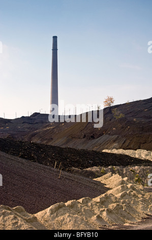 Vale Superstack Vale Superstack and slag piles, Greater Sudbury, Ontario, Canada Stock ...