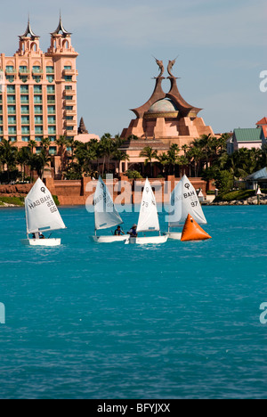 Junior Sailing Regatta, Bahamas Sailing Association, Nassau, Bahamas Stock Photo