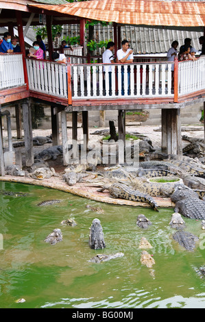 Samphran Elephant Ground & Zoo Nakhon Pathom province Thailand Stock Photo