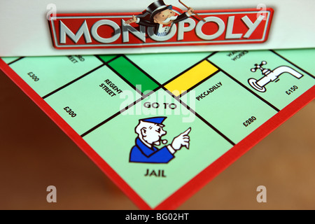 Monopoly board game Stock Photo